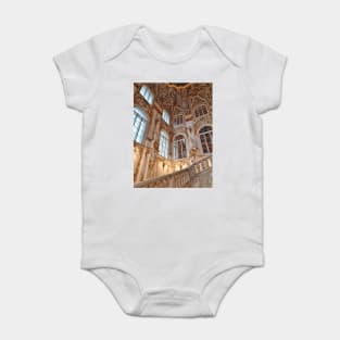 Golden Splendor: An Aesthetic Castle in the Sun Baby Bodysuit